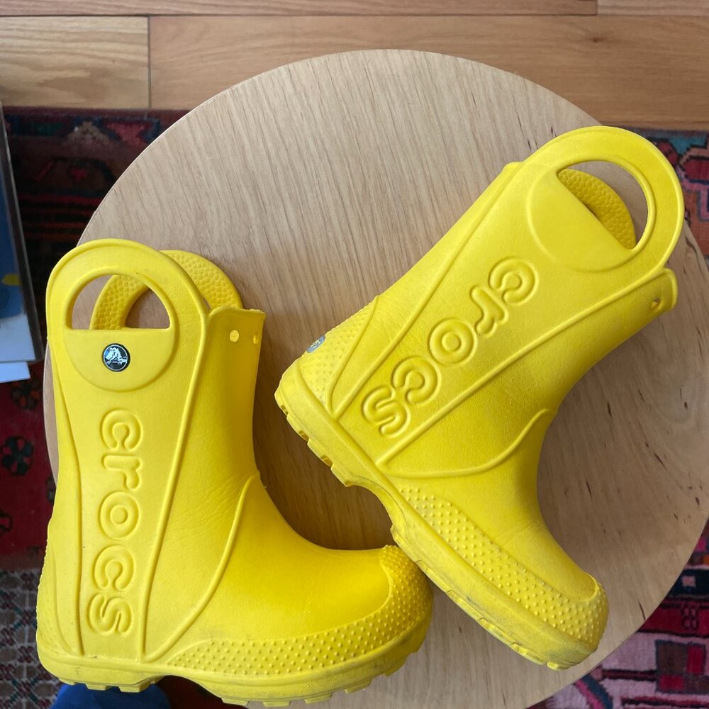 Toddler Crocs Rain Boots Size C9